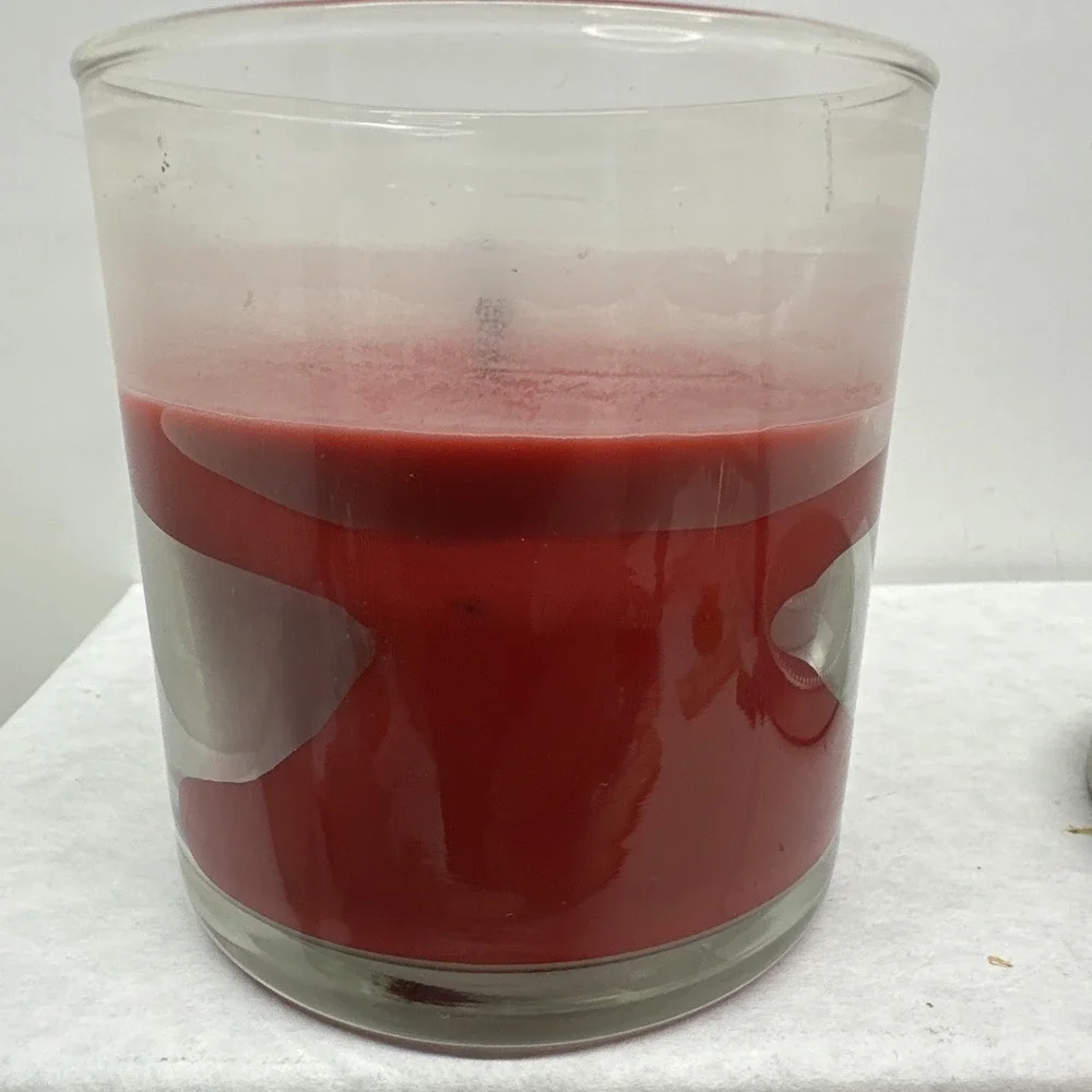 YANKEE CANDLE Red Apple Wreath Small Tumbler Jar Scented Candle 7oz Single Wick